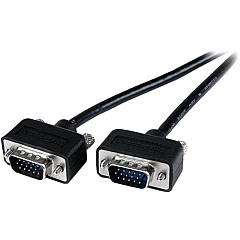StarTech Thin Coax High Res VGA Monitor Cable with LP Connectors - SVGA - Low Profile Connectors - HD15 (M) - HD15(M) (MXT101MMLP15) StarTech Thin Coax High Res VGA Monitor Cable with LP Connectors - SVGA - Low Profile Connectors - HD15 (M) - HD15(M) (MXT101MMLP15)