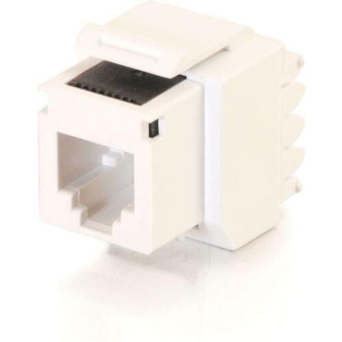 C2G Cat3 RJ12 Keystone Jack - White (03801)