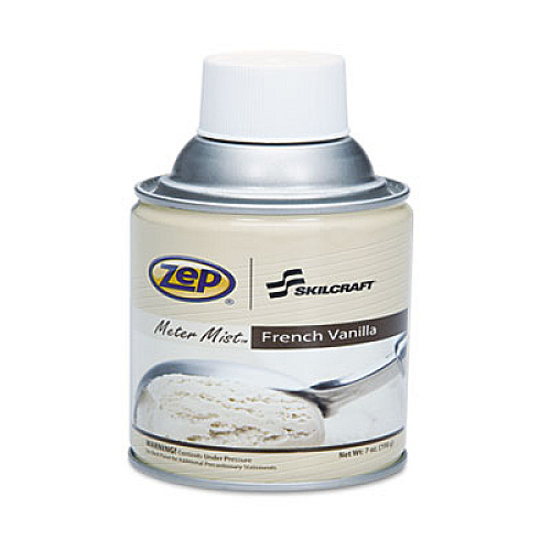 AbilityOne 6840014295864, SKILCRAFT, Zep Meter Mist Refills, French Vanilla, 10 oz Aerosol Spray, 12/Box