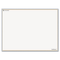 AT-A-GLANCE WallMates Self-Adhesive Dry Erase Writing/Planning Surface, 24 x 18, White/Gray/Orange Sheets, Undated (AW501028)