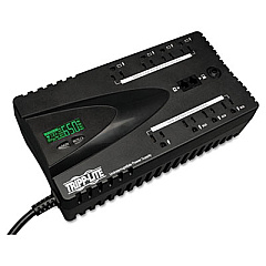 Tripp Lite ECO Series Energy-Saving Standby UPS, USB, LCD Display, 8 Outlets, 650 VA, 420 J (ECO650LCD)