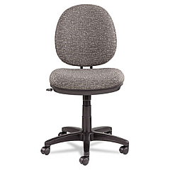 Alera Interval Series Swivel/Tilt Task Chair, Supports 275 lb, 18.11" to 23.22" Seat, Graphite Gray Seat/Back, Black Base (ALEIN4841)