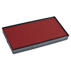 COSCO 2000PLUS Replacement Ink Pad for 2000PLUS 1SI10P, 1" x 0.25", Red (065485)
