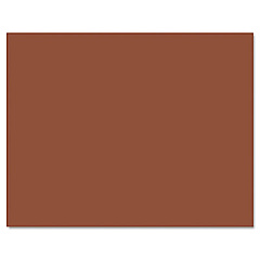 Pacon Four-Ply Railroad Board, 22 x 28, Brown 25/Carton (54691)