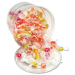 Office Snax Sugar-Free Hard Candy Assortment, Individually Wrapped, 160-Pieces/Tub (00007)
