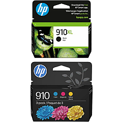 HP 935 CMY/934XL Black High Yield Ink Cartridge Bundle D84BCFN