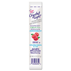 Crystal Light On the Go, Raspberry Green Tea, .16oz Packets, 30/Box (00362)