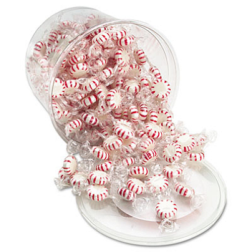 Office Snax Starlight Mints, Peppermint Hard Candy, Individual Wrapped, 2 lb Bag (70019)