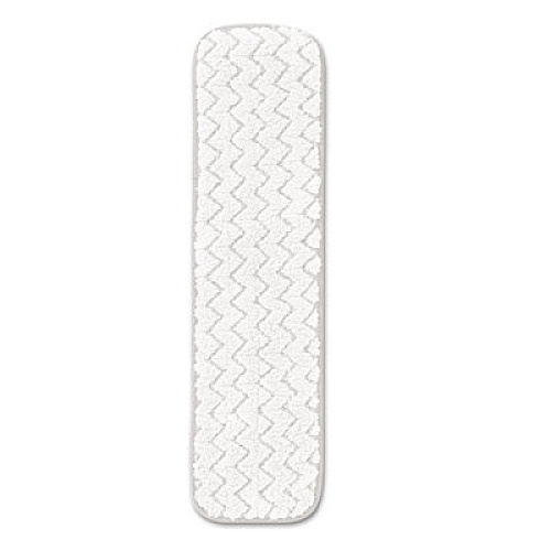 Rubbermaid Commercial Dry Room Pad, Microfiber, 18" Long, White, 12/Carton (Q412WHCT)