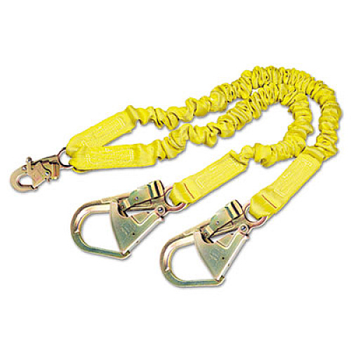 DBI-SALA ShockWave2 Shock-Absorbing Lanyard, Steel Hooks, 900lb MAF (1244412)