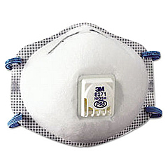 3M Particulate Respirator 8271, P95, 10/Box