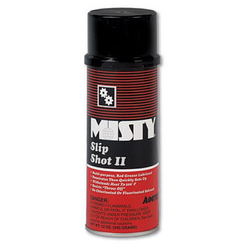 Misty Slip Shot II Multipurpose Spray Lubricant, Aerosol Can, 12oz, 12/Carton (1003073)