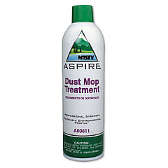 Misty Aspire Dust Mop Treatment, Lemon Scent, 20 oz Aerosol Spray, 12/Carton (1038049)