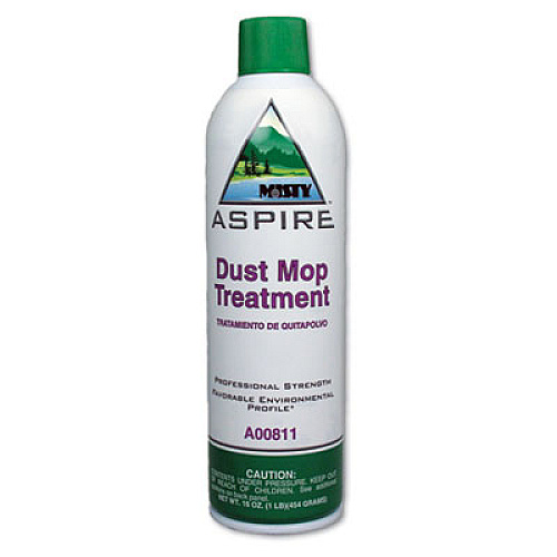 Misty Aspire Dust Mop Treatment, Lemon Scent, 20 oz Aerosol Spray, 12/Carton (1038049)