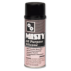 Misty All-Purpose Silicone Spray Lubricant, Aerosol Can, 11oz, 12/Carton (1002092)
