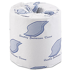 GEN Bath Tissue, Wrapped, Septic Safe, 2-Ply, White, 500 Sheets/Roll, 96 Rolls/Carton (GEN238B)