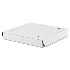 SCT Lock-Corner Pizza Boxes, 10 x 10 x 1.5, White, 100/Carton (1409)