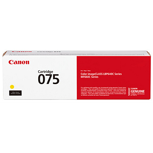 Canon 075 Yellow Toner Cartridge