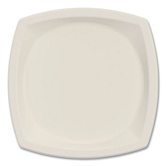 Dart Bare Eco-Forward Sugarcane Dinnerware, Plate, 10" dia, Ivory, 125/Pack (10PSC2050PK)