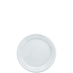 Dart Famous Service Plastic Dinnerware, Plate, 6" dia, White, 125/Pack (6PWFPK)