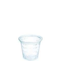 Dart Plastic Medical and Dental Cups, 1 oz, Clear, Graduated, 5,000/Carton (P101M)