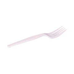 Dixie Plastic Cutlery, Heavy Mediumweight Fork, 1,000 Carton (FM207CT)