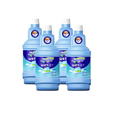 Swiffer WetJet System Cleaning-Solution Refill, Fresh Scent, 1.25 L Bottle, 4/Carton (77810)