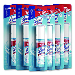 LYSOL Brand Disinfectant Spray To Go, Crisp Linen, 1 oz Aerosol Spray, 12/Carton (79132CT)