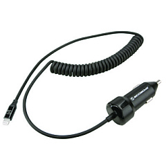 Scosche MFI Certified Power Delivery Apple Lightning Car Charger, Black (CPDI483SP)