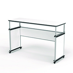 Luxor Modular Teacher's Desk, 60.25 x 21 x 32 to 38, White (DTTB002)