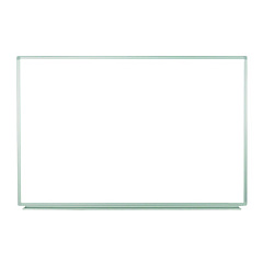 Luxor Wall-Mounted Magnetic Whiteboard, 36" x 24", White Surface, Silver Aluminum Frame (WB3624W)