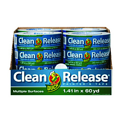 Duck Clean Release Painter's Tape, 3" Core, 1.41" x 60 yds, Blue, 16/Pack (284373)
