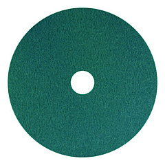 Americo SmartScrub Floor Pad, 20" Diameter, Blue/Yellow, 5/Carton (403020)