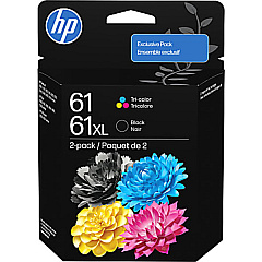 HP 61 Color/XL Black Ink Cartridge Combo 2-Pack, C0PA6AN HP 61 Color/XL Black Ink Cartridge Combo 2-Pack, C0PA6AN