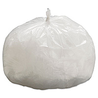 General Supply High-Density Can Liners, 33 gal, 9 microns, 33" x 39", Natural, 500/Carton (BWK333912)
