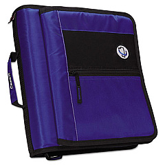 Case it Premium Velcro Closure Binder, 3 Rings, 2" Capacity, 11 x 8.5, Blue (S816BE)