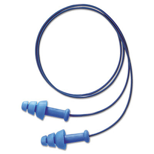 Howard Leight by Honeywell SmartFit Detectable Triple Flange Earplug, 25NRR (SDT30)