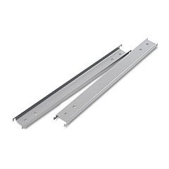 Three Row Hangrails for Alera 42" Wide Lateral Files, Aluminum, 2/Pack (ALELF42)