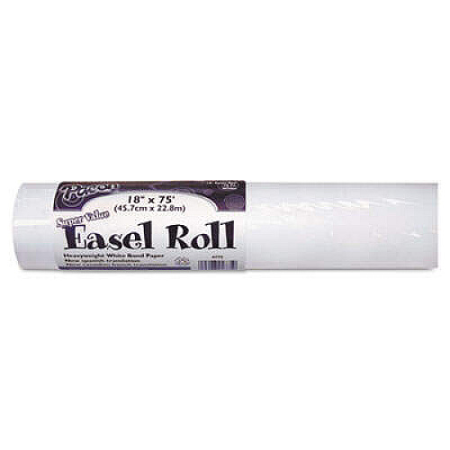 Pacon Easel Rolls, 35lb, 18" x 75ft, White (4775)