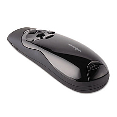 Kensington Presenter Expert Wireless Cursor Control with Green Laser and 2 GB Memory, Class 2, 150 ft Range, Black (72427)