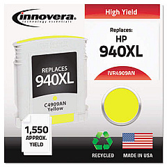 Innovera Remanufactured Yellow High-Yield Ink, Replacement For 940XL (C4909AN)