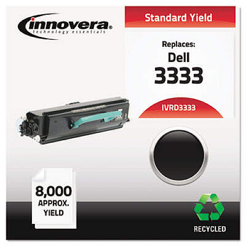 Innovera Remanufactured Black High-Yield Toner Cartridge, Replacement for Dell 3333 (330-8573)