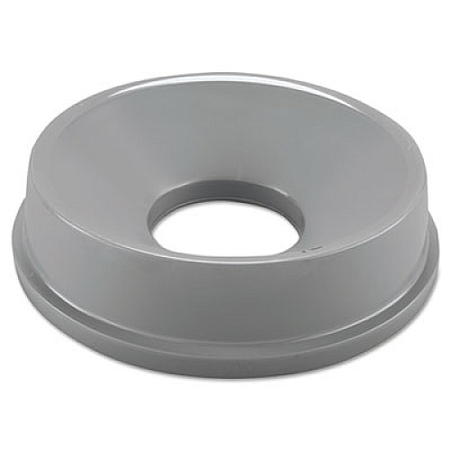 Rubbermaid Commercial Untouchable Funnel Top, Round, 16.25" diameter, Gray (3548GRA)