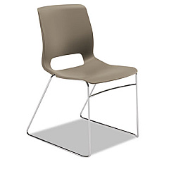HON Motivate High-Density Stacking Chair, Supports Up to 300 lb, Shadow Seat, Shadow Back, Chrome Base, 4/Carton (MS101SD)
