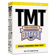 Boraxo TMT Powdered Hand Soap, Unscented, 5 lb Box (02561EA)