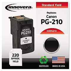Innovera Remanufactured Black Ink, Replacement for PG-210 (2974B001)