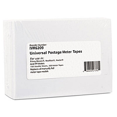 Innovera Postage Labels, 3.5 x 5.25, White, 2/Sheet, 150 Sheets/Box (6209)