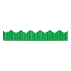Pacon Bordette Decorative Border, 2.25" x 50 ft Roll, Apple Green (0037136)