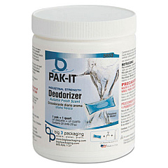 Industrial-Strength Deodorizer, Autumn Fresh, 0.35 oz Liquid Packet, 20 PAK-ITs/Jar, 12 Jars/Carton (5853202240CT)