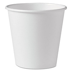 Dart Polycoated Hot Paper Cups, 10 oz, White, 1,000/Carton (410W)